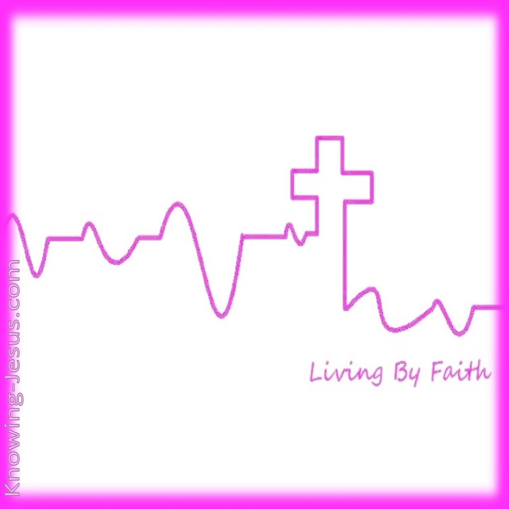 Living By Faith (devotional) (pink)